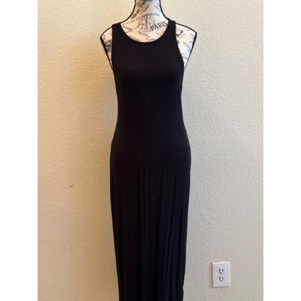 NWOT She and Sky Black Midi Dress - Picture 6 of 8